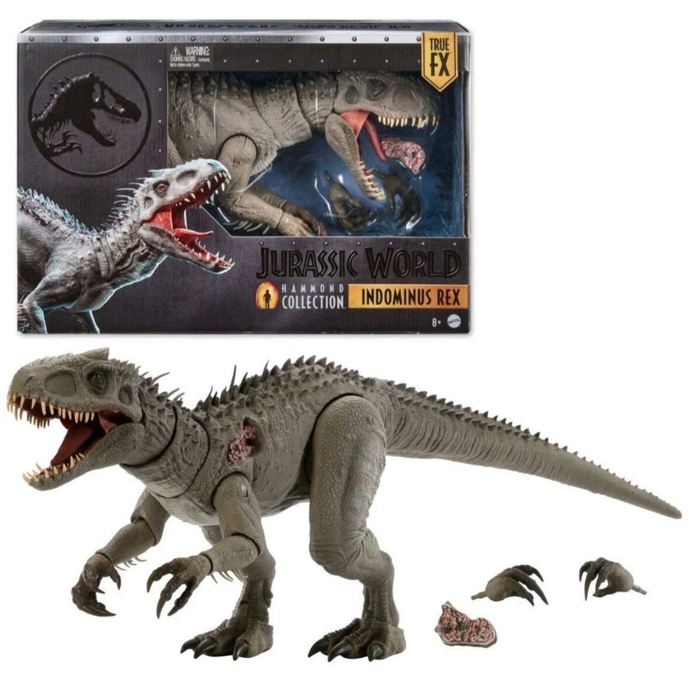 New! Jurassic World Hammond Collection Indominus Rex Deluxe Action Figure JKG98